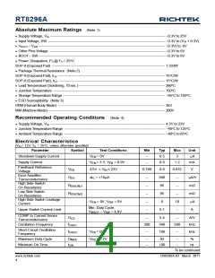 浏览型号RT8296A的Datasheet PDF文件第4页