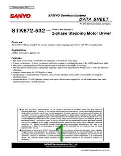 浏览型号STK672-532的Datasheet PDF文件第1页