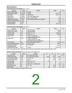 浏览型号STK672-532的Datasheet PDF文件第2页