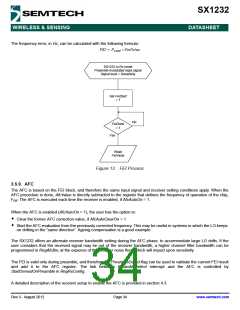 浏览型号SX1232的Datasheet PDF文件第34页