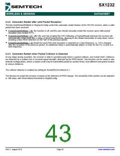 浏览型号SX1232的Datasheet PDF文件第43页