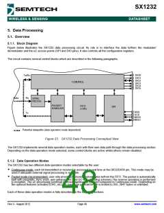 浏览型号SX1232的Datasheet PDF文件第48页