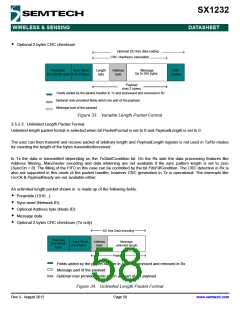 浏览型号SX1232的Datasheet PDF文件第58页