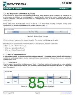 浏览型号SX1232的Datasheet PDF文件第85页