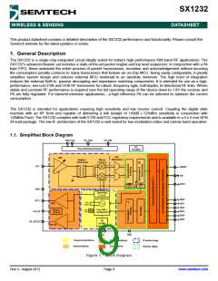 浏览型号SX1232的Datasheet PDF文件第9页