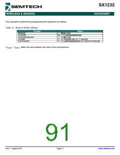 浏览型号SX1232的Datasheet PDF文件第91页