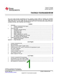 浏览型号TAS5538的Datasheet PDF文件第1页