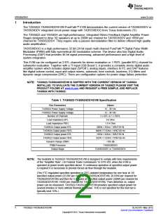 浏览型号TAS5538的Datasheet PDF文件第2页