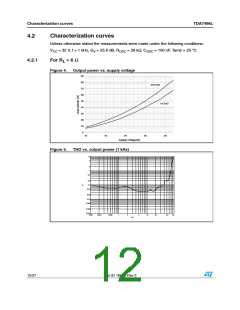 浏览型号TDA7498L的Datasheet PDF文件第12页
