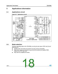浏览型号TDA7498L的Datasheet PDF文件第18页