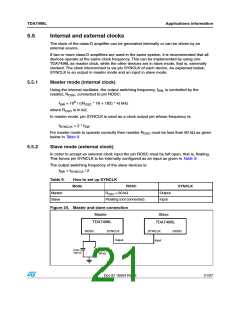 浏览型号TDA7498L的Datasheet PDF文件第21页