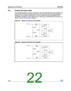浏览型号TDA7498L的Datasheet PDF文件第22页