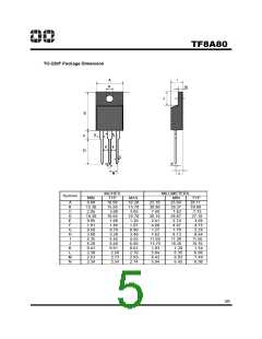浏览型号TF8A80的Datasheet PDF文件第5页