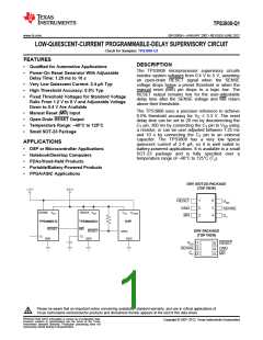 浏览型号TPS3808G01QDBVRQ1的Datasheet PDF文件第1页