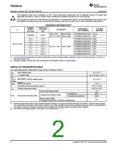 浏览型号TPS3808G01QDBVRQ1的Datasheet PDF文件第2页