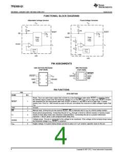 浏览型号TPS3808G01QDBVRQ1的Datasheet PDF文件第4页