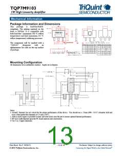 浏览型号TQP7M9103的Datasheet PDF文件第13页
