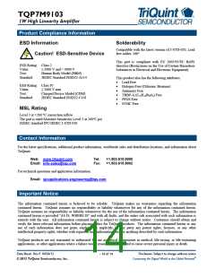 浏览型号TQP7M9103的Datasheet PDF文件第14页