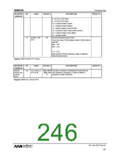 浏览型号WM8326GEFL/RV的Datasheet PDF文件第246页