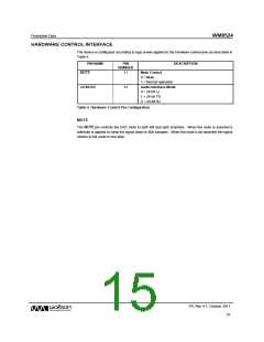 浏览型号WM8524的Datasheet PDF文件第15页