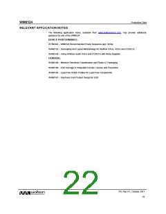 浏览型号WM8524的Datasheet PDF文件第22页