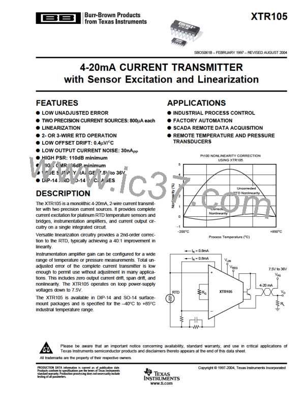 XTR105P图片预览