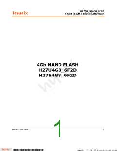 浏览型号H27U4G8F2DTR-BC的Datasheet PDF文件第1页