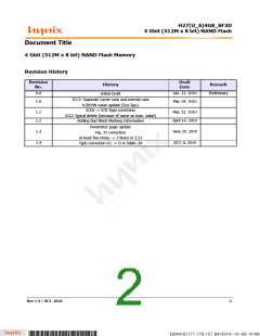 浏览型号H27U4G8F2DTR-BC的Datasheet PDF文件第2页