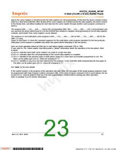 浏览型号H27U4G8F2DTR-BC的Datasheet PDF文件第23页
