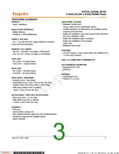 浏览型号H27U4G8F2DTR-BC的Datasheet PDF文件第3页