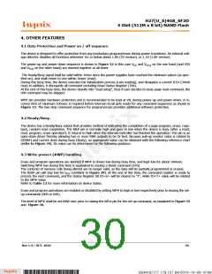 浏览型号H27U4G8F2DTR-BC的Datasheet PDF文件第30页