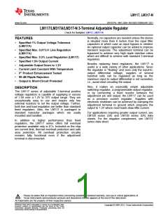 浏览型号LM317T/NOPB的Datasheet PDF文件第1页