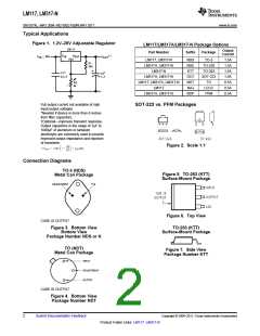 浏览型号LM317T/NOPB的Datasheet PDF文件第2页
