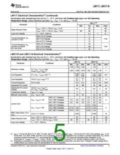浏览型号LM317T/NOPB的Datasheet PDF文件第5页