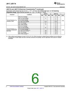浏览型号LM317T/NOPB的Datasheet PDF文件第6页