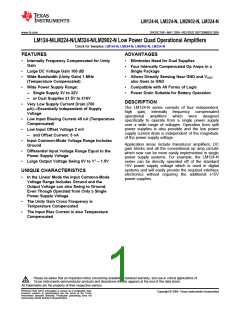 浏览型号LM324MX/NOPB的Datasheet PDF文件第1页
