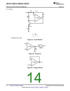 浏览型号LM324N/PB的Datasheet PDF文件第14页