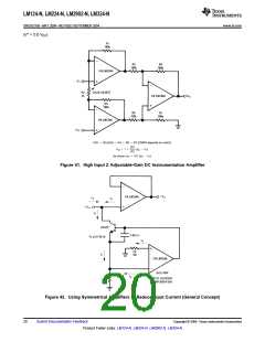 浏览型号LM324N/PB的Datasheet PDF文件第20页