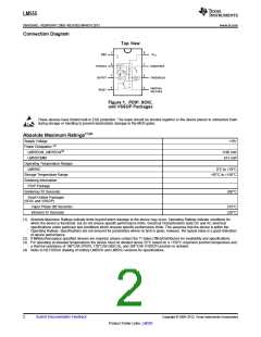 浏览型号LM555CM的Datasheet PDF文件第2页