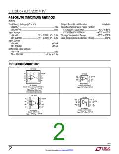 浏览型号LTC2057的Datasheet PDF文件第2页
