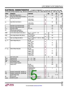 浏览型号LTC2057的Datasheet PDF文件第5页