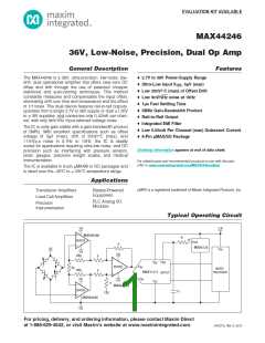 浏览型号MAX44246的Datasheet PDF文件第1页
