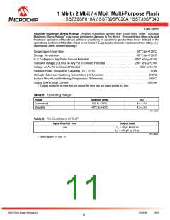 浏览型号SST39SF040-70-4C-NHE的Datasheet PDF文件第11页