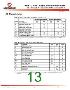 浏览型号SST39SF040-70-4C-NHE的Datasheet PDF文件第13页