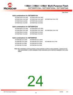 浏览型号SST39SF040-70-4C-NHE的Datasheet PDF文件第24页