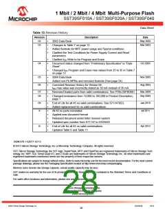 浏览型号SST39SF040-70-4C-NHE的Datasheet PDF文件第28页