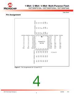 浏览型号SST39SF040-70-4C-NHE的Datasheet PDF文件第4页