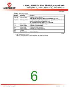 浏览型号SST39SF040-70-4C-NHE的Datasheet PDF文件第6页