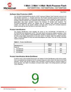 浏览型号SST39SF040-70-4C-NHE的Datasheet PDF文件第9页