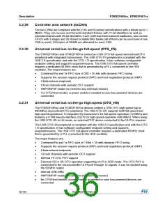 浏览型号STM32F405RG的Datasheet PDF文件第36页